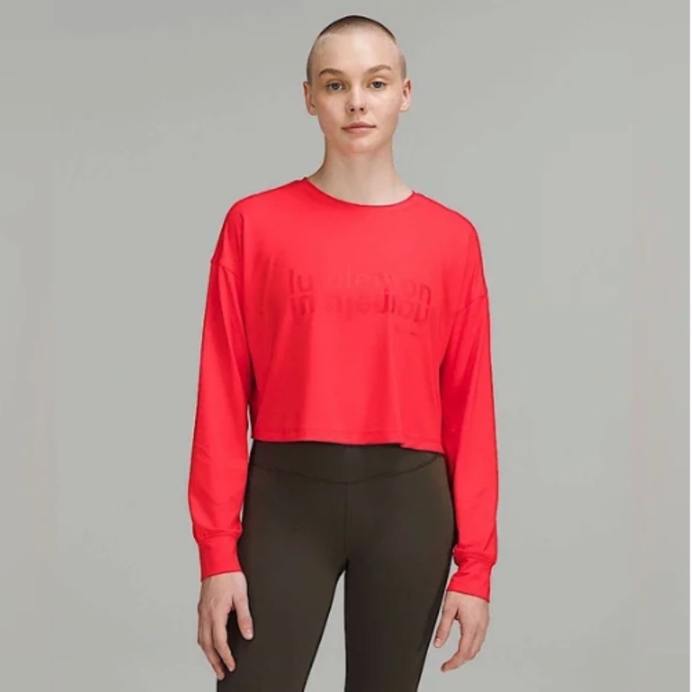 Lululemon Muscle Love Crop Long Sleeve